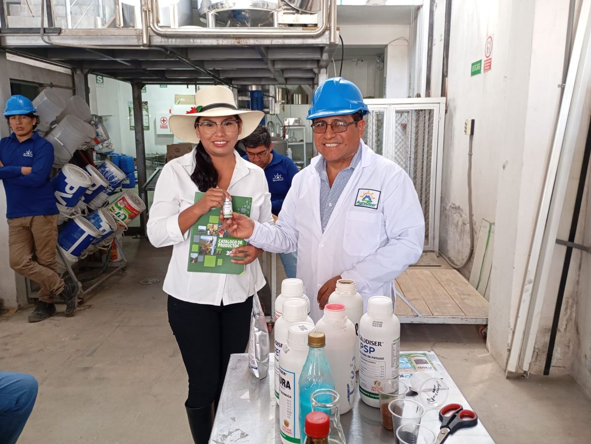 Presentación de productos Agrodiser en la planta